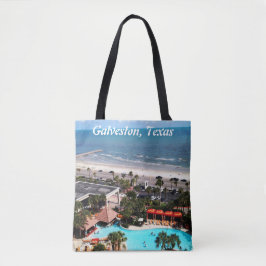 Galveston, Texas All-Over-Print-Tragetasche Tasche