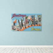 Galveston, Texas - Große Briefszenen Leinwanddruck (Insitu (Holzboden))