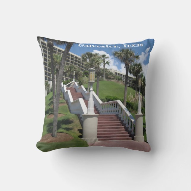 Galveston, Texas Kissen (Vorderseite)