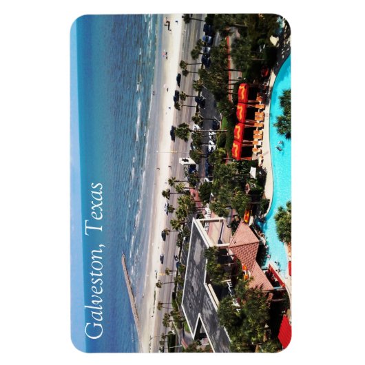 Galveston, Texas Magnet (Vertikal)