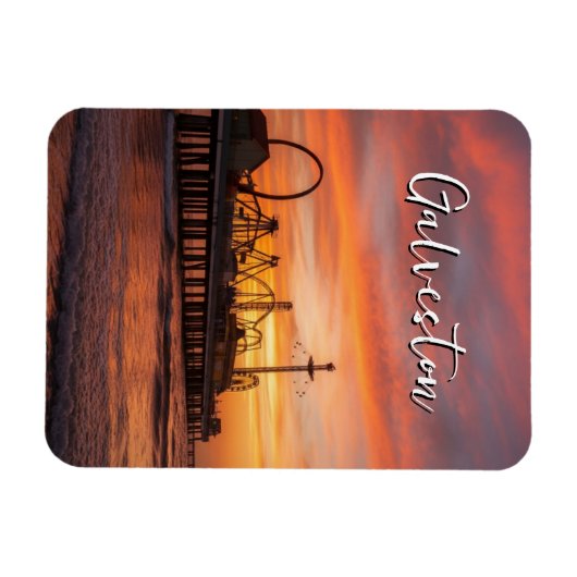 Galveston Texas Magnet (Horizontal)