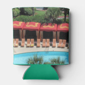 Galveston, Texas - San Luis Hotel Sundeck -  Dosenkühler (Rückseite)