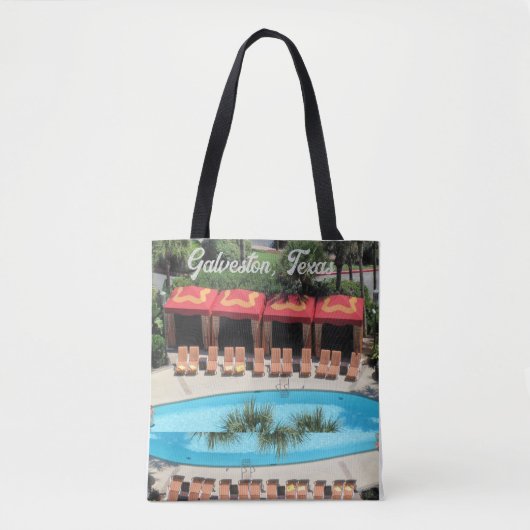 Galveston, Texas - San Luis Hotel Sundeck -  Tasche (Vorderseite)