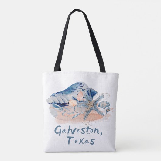Galveston Texas Seashells Tasche (Rückseite)
