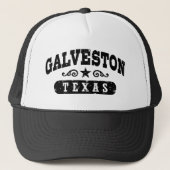 Galveston Texas Truckerkappe (Vorderseite)