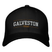 Galveston Texas USA bestickte Hats Bestickte Kappe (Vorderseite)