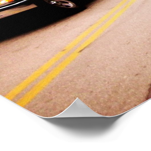 Galveston Trolley Poster (Ecke)