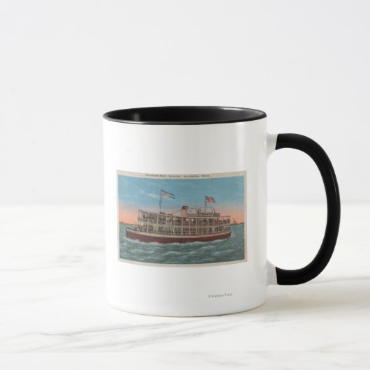 Galveston, TX - Blick auf das Galvez Tasse (Rechts)