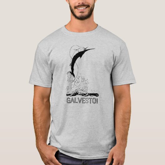Galveston, TX Sportfish T - Shirt (Vorderseite)