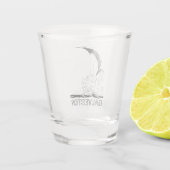 Galveston, TX Sportfishing Schnapsglas (Rückseite)