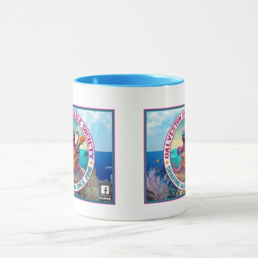 Galveston Ukulele Society GUS Octopus Tasse (Zentrum)