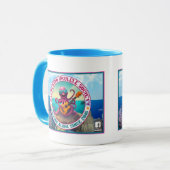 Galveston Ukulele Society GUS Octopus Tasse (Vorderseite Links)