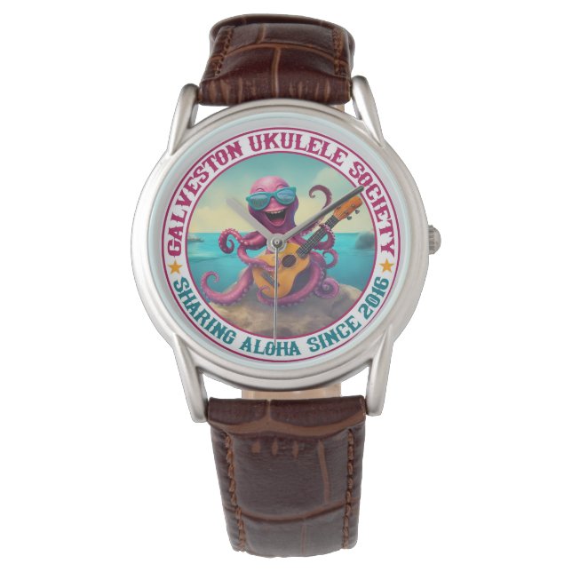 Galveston Ukulele Society GUS Watch Armbanduhr (Vorderseite)