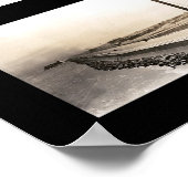 Galveston Waterfront Foto 1909 Poster (Ecke)