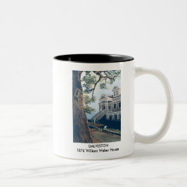 GALVESTON - William 1876 Weber bringen unter Zweifarbige Tasse