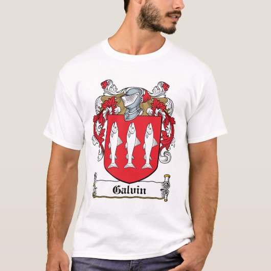 Galvin Familienwappen T-Shirt (Vorderseite)