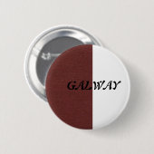 Galway-Abzeichen Button (Vorne & Hinten)