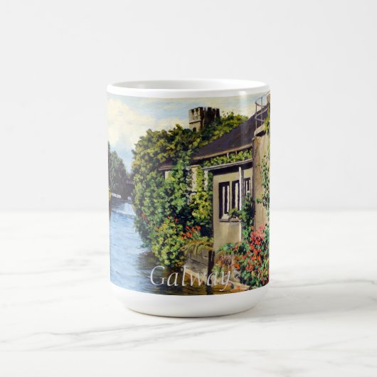 Galway City Ireland Landschaftlich Canal View Kaffeetasse (Mittel)