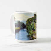 Galway City Ireland Landschaftlich Canal View Kaffeetasse (Vorderseite Links)