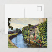 Galway City Ireland Landschaftlich Canal View Postkarte (Vorne/Hinten)