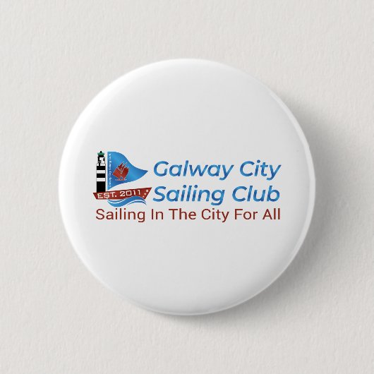 Galway City Sailing Button (Vorderseite)