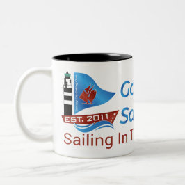 Galway City Sailing Club - Logo Solid Zweifarbige Tasse