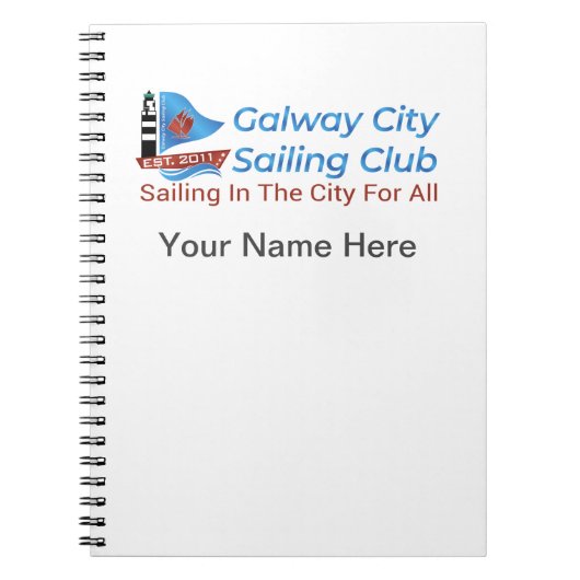 Galway City Sailing Notizblock (Vorderseite)