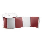 Galway Flag Silber Ribbon Satinband (Spule)