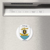 Galway Ireland Antik Wappen Magnet (In Situ (Geschirrspüler))
