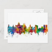 Galway Ireland Skyline Postkarte (Vorne/Hinten)