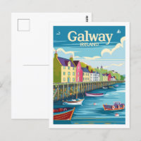 Galway Ireland Vintager berühmter Reiseort