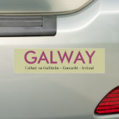 Galway Irland Autoaufkleber (Auf Auto)