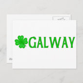 Galway, Irland Postkarte (Vorne/Hinten)