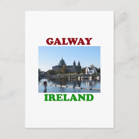 Galway Irland Postkarte (Vorderseite)