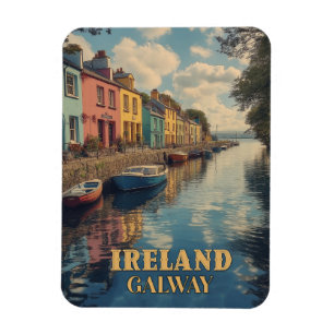 Galway Irland Retro-irisches Wahrzeichen Magnet
