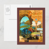 Galway-Reiseposter Postkarte (Vorne/Hinten)