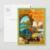 Galway Travel Poster Postkarte (Vorne/Hinten)