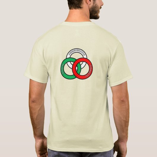 GAMAN VENN T - Shirt der Männer (Rückseite)