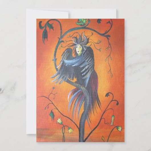 Gamaun der prophetische Vogel mit RuffelFedern (Vorderseite)