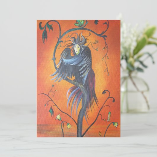 Gamaun der prophetische Vogel mit RuffelFedern (Stehend Vorderseite)