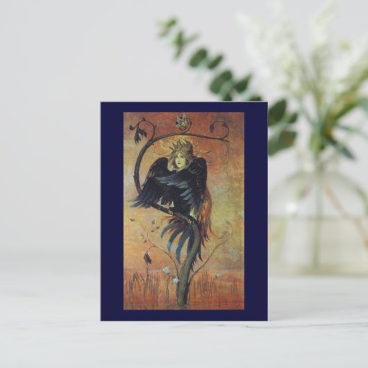 Gamayun Postkarte (Stehend Vorderseite)