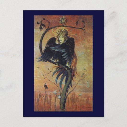 Gamayun Postkarte (Vorderseite)