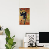 Gamayun: The Prophet Bird Fantasy Art Poster Print (Heimbüro)