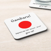 Gambaru! Kork-Untersetzer Getränkeuntersetzer (Linke Seite)