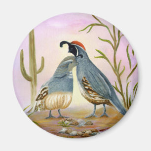 Gambel Wachteln Magnet