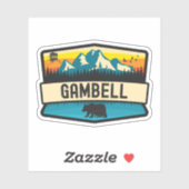Gambell, Alaska Aufkleber (Blatt)