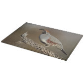 Gambels Quail Schneidebrett (Ecke)