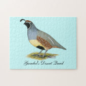 Gambels Wüsten-Wachteln Puzzle (Horizontal)