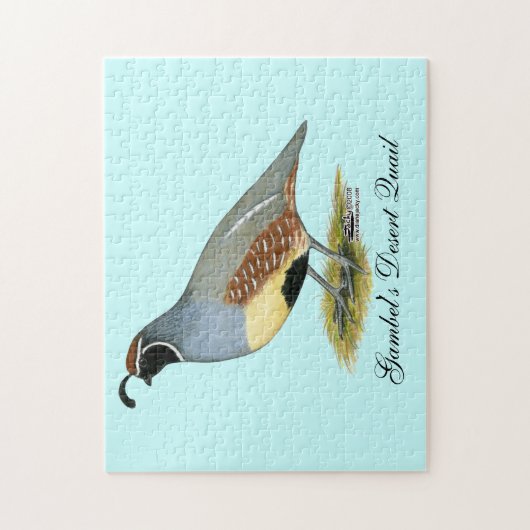 Gambels Wüsten-Wachteln Puzzle (Vertikal)