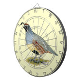 Gambels Wüstenquail Dartscheibe (Vorderseite rechts)